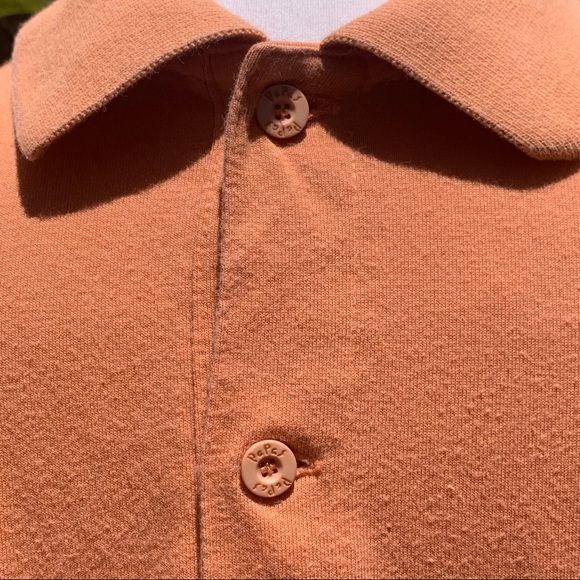 Papas Maniere de Heming Polo Shirt Orange Medium - Picture 7 of 12